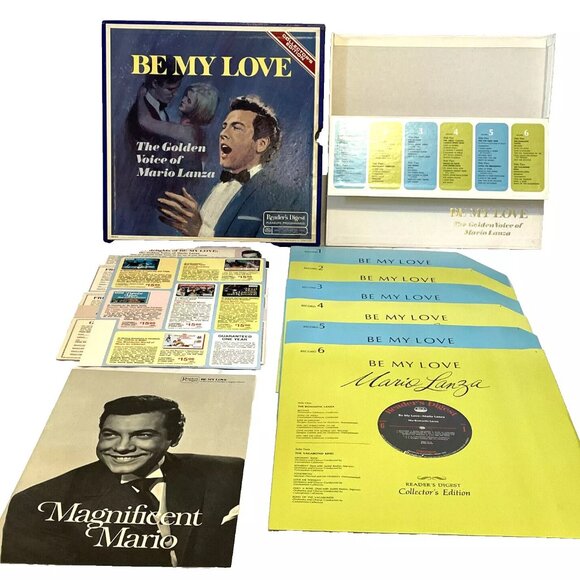 Mario Lanza Be My Love (Vinyl, 1968, 6x LP) Reader's Digest RDA 73-A NM Box Set - Picture 1 of 12